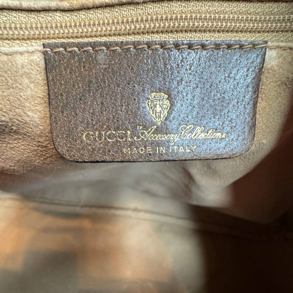 Gucci Vintage GG Supreme Sherry Line Tote Bag with COA - Picture 13 of 16